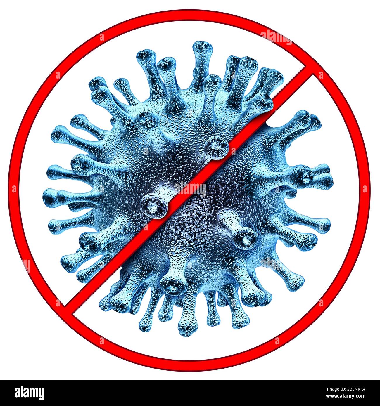 Fighting covid-19 and virus vaccine and flu or coronavirus medical fight and disease control of contagious pathogen cells as a health care. Stock Photo