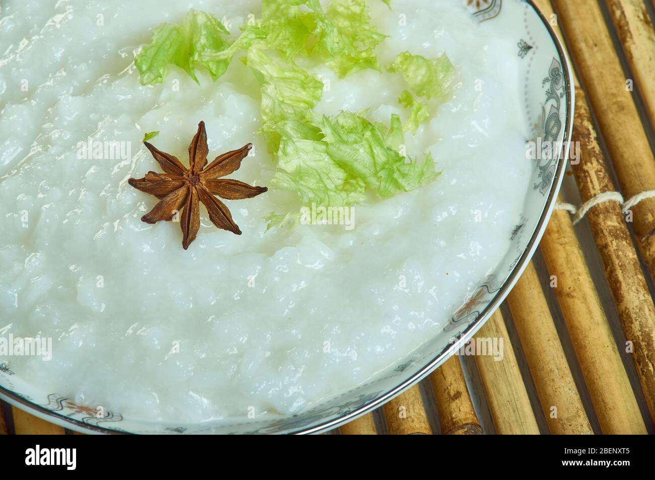 Congee type of rice porridge or gruel. food of the Tamil people of