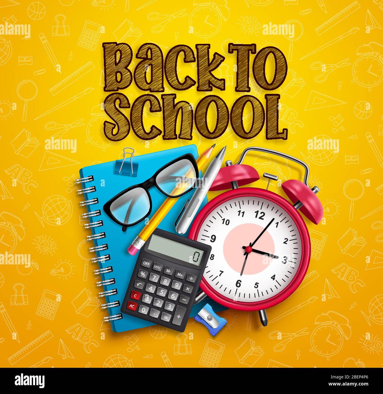 Learning in school related Stock Vector Images Alamy