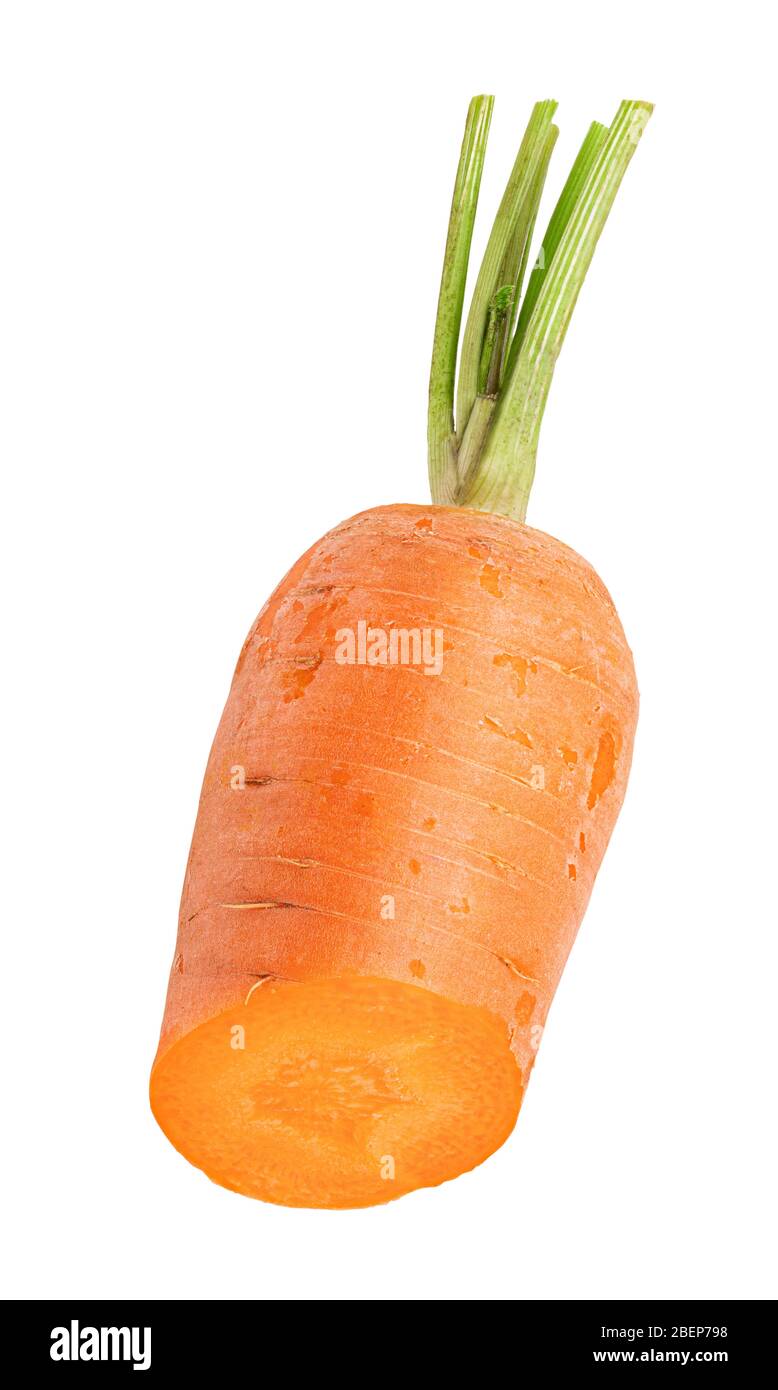 Carrots isolated on white background Stock Photo