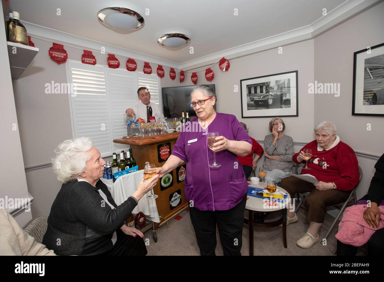 Care home which has opened a pub for residents, one of several care