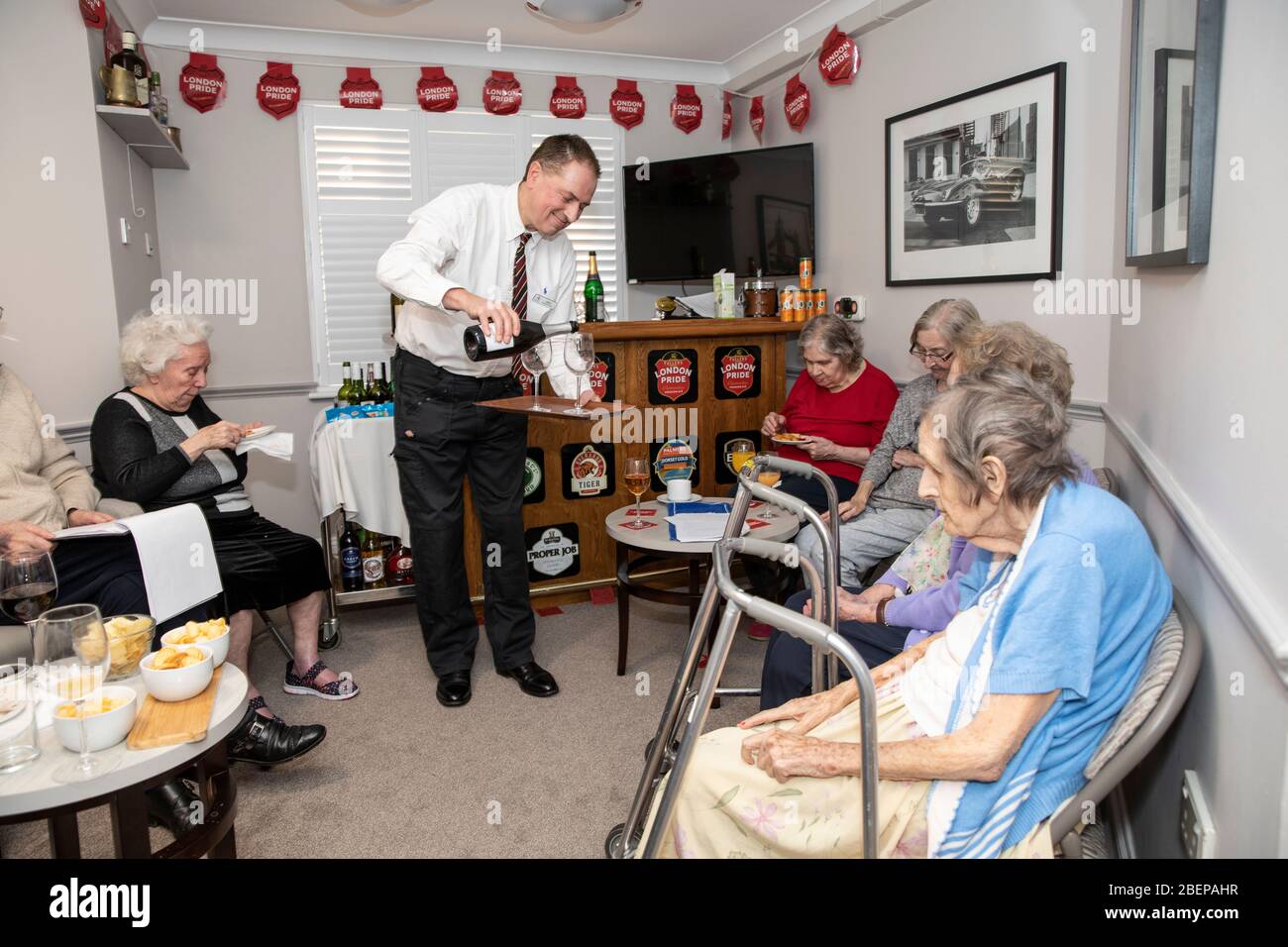 Care home which has opened a pub for residents, one of several care