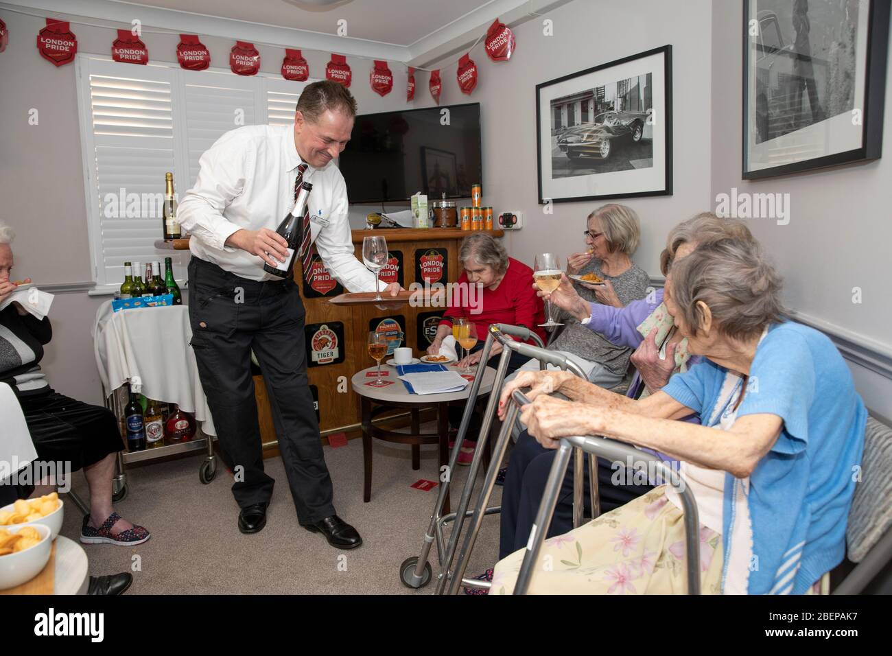 Care home which has opened a pub for residents, one of several care