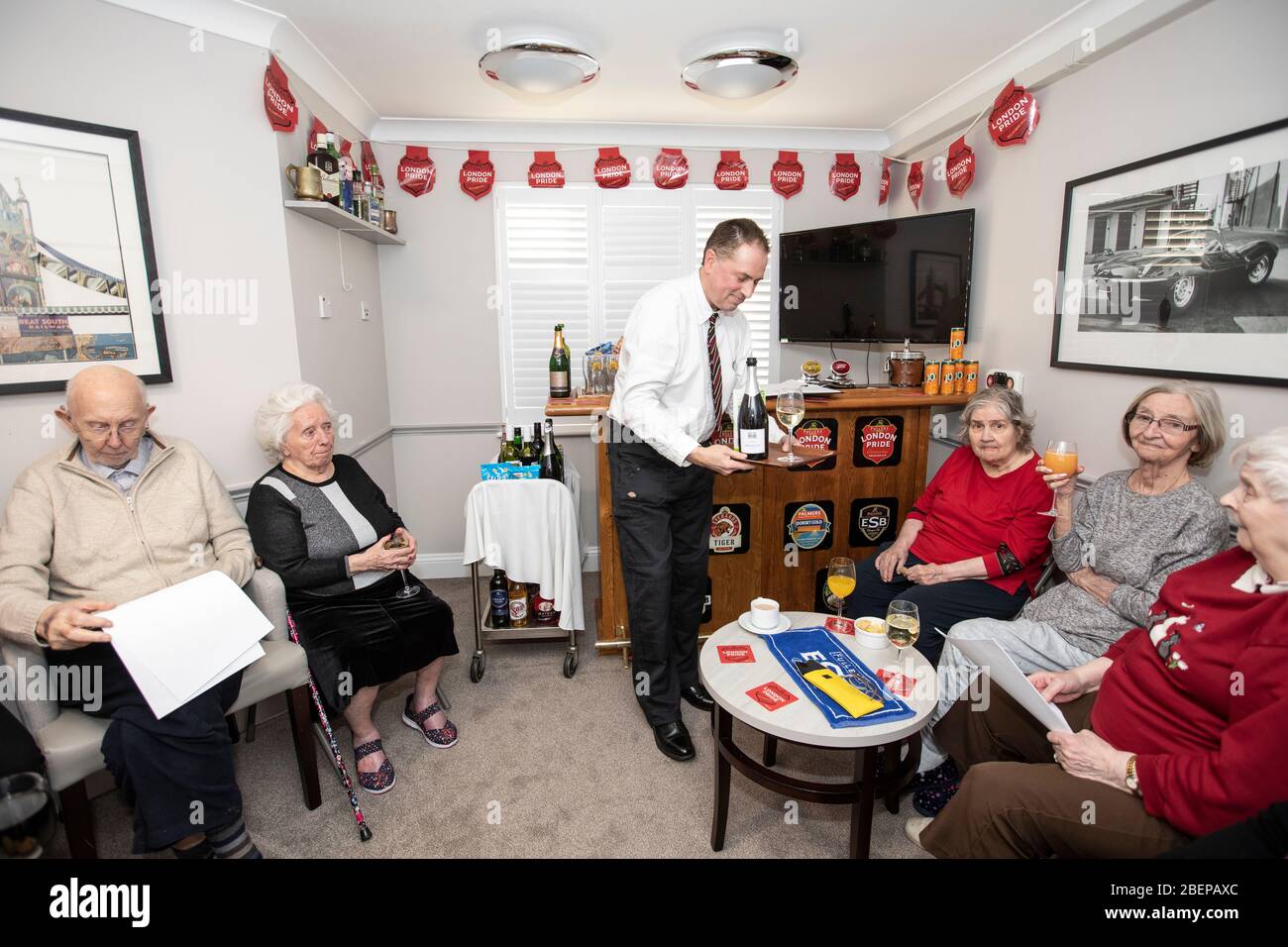 Care home which has opened a pub for residents, one of several care