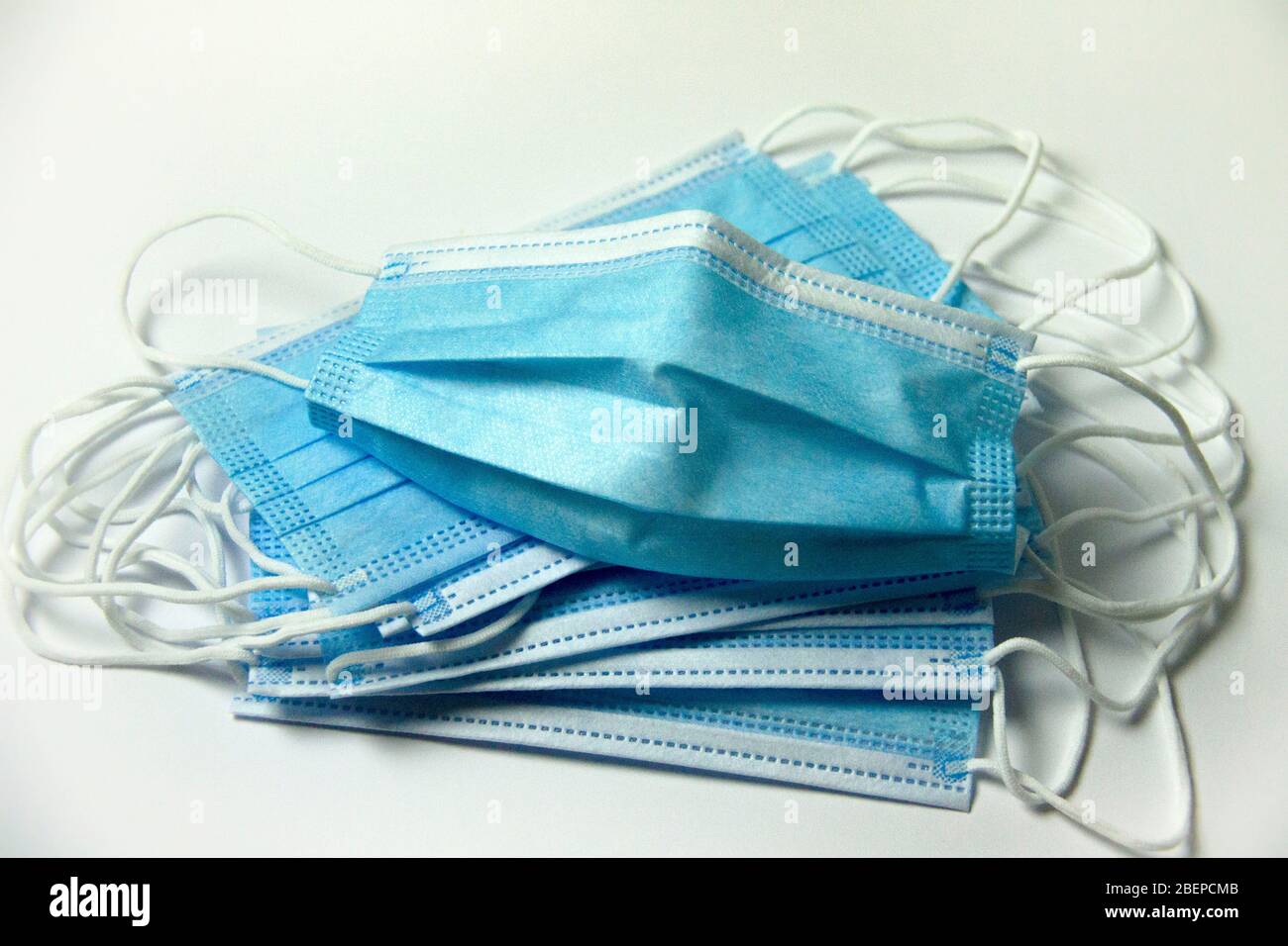 Disposable medical face masks Stock Photo Alamy