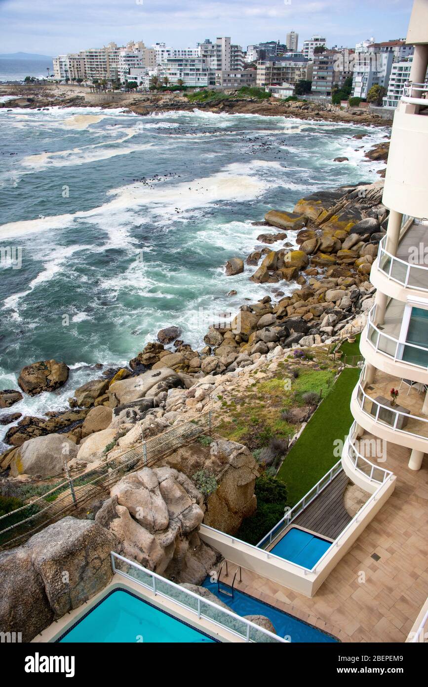 Flats Perch On The Rocks Overlooking The Atlantic Ocean In One Of The Most Exclusive Bays On The Atlantic Seaboard In South Africa In Bantry Bay The Expensive Homes Are On The