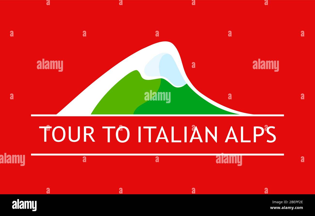 Italian dolomite alps Stock Vector Images - Alamy