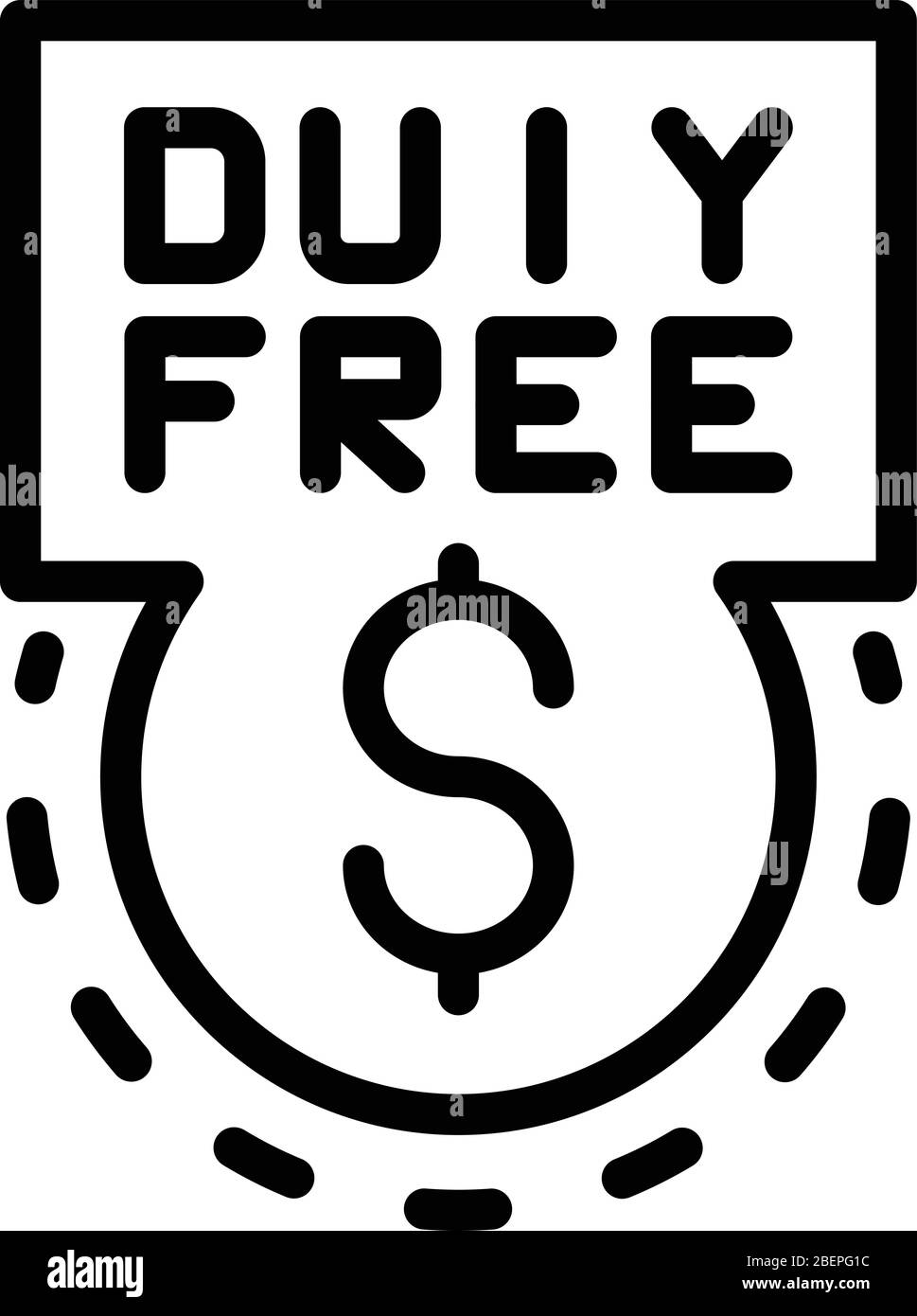 Duty free icon logo Stock Vector Images Alamy Duty free icon logo Stock Vector Images Alamy