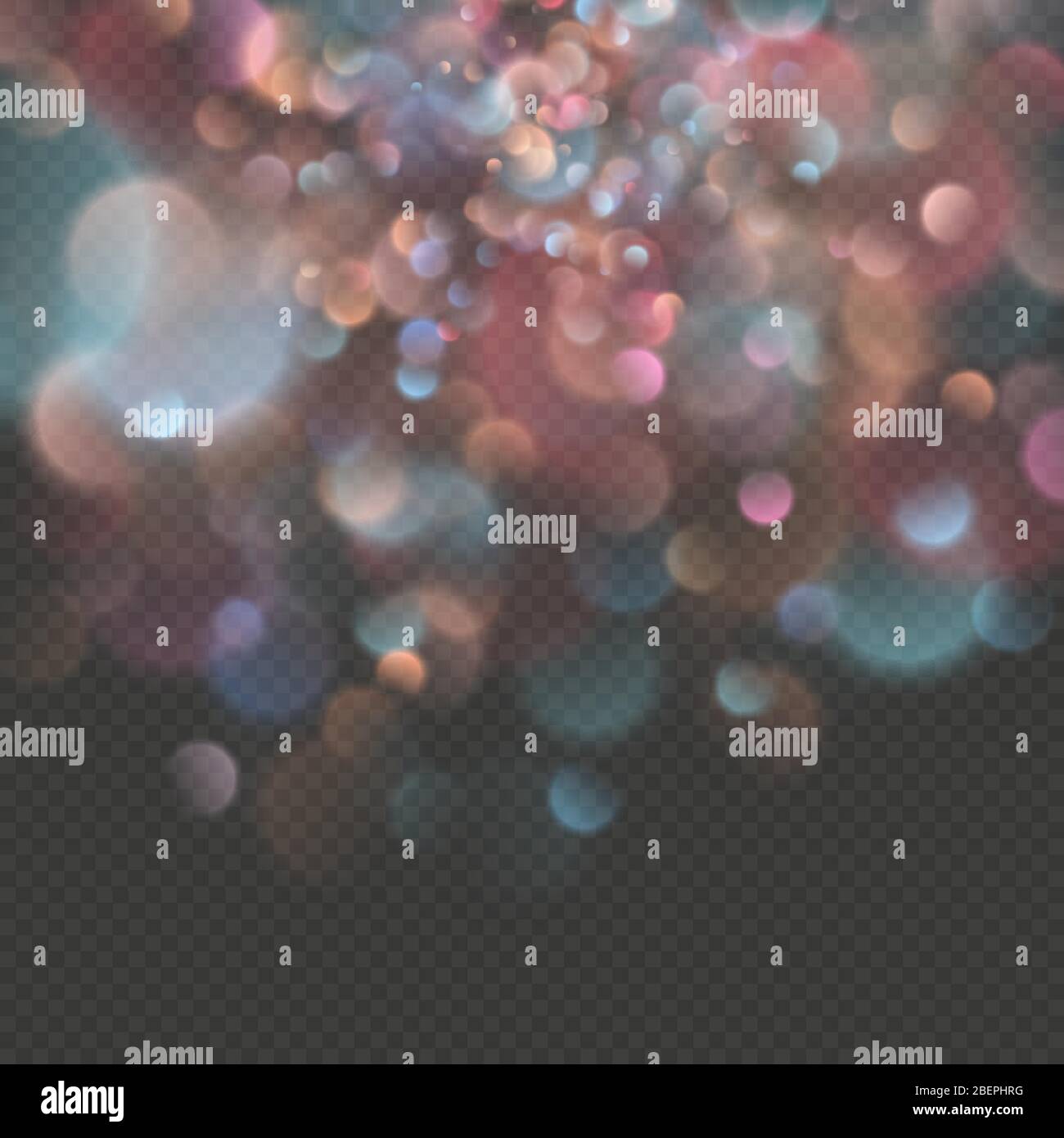 Defocused festive lights bokeh effect. EPS 10 vector Stock Vector Image ...