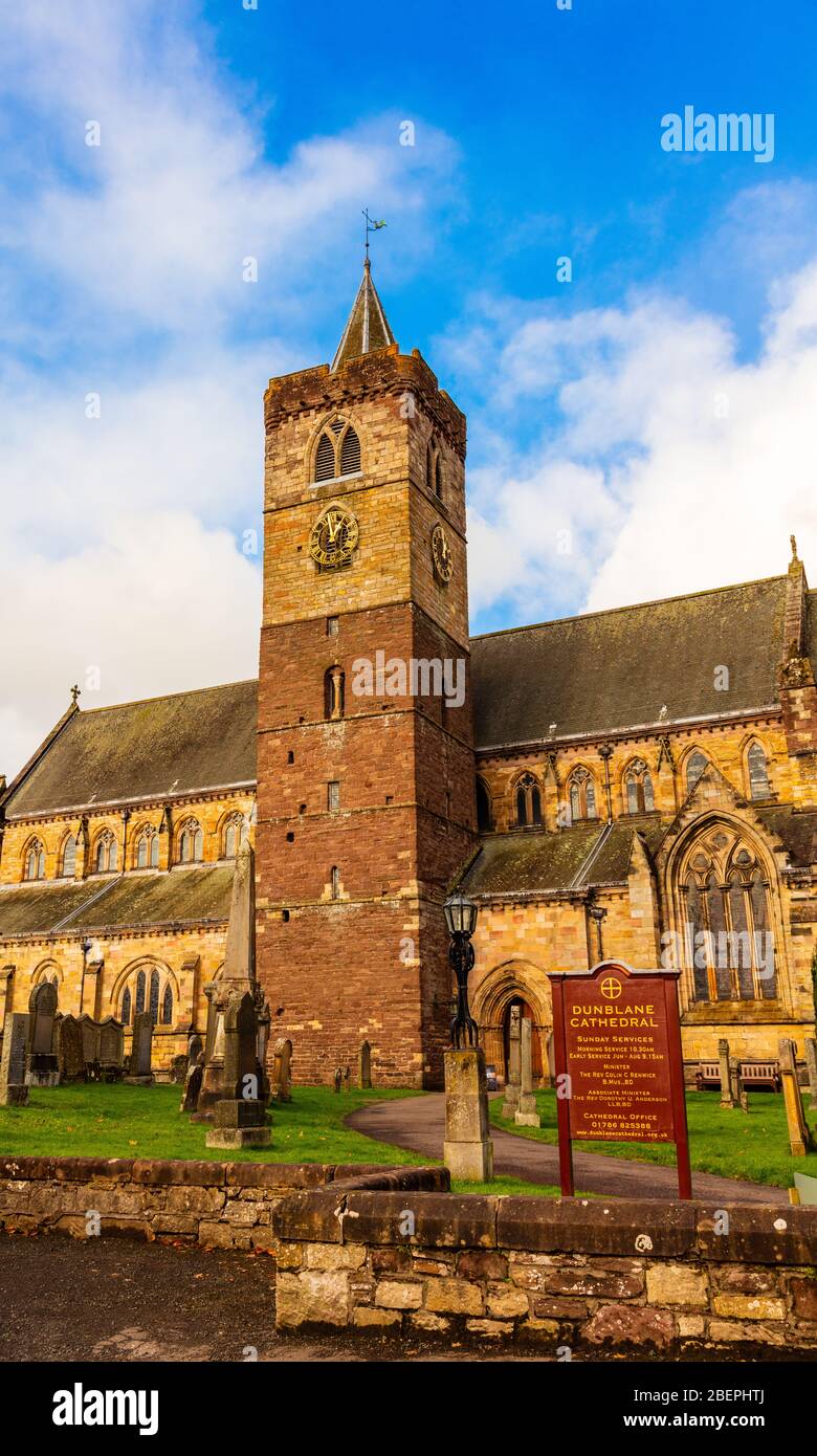 Dunblane Cathedral, Dunblane,Stirling, Scotland Stock Photo