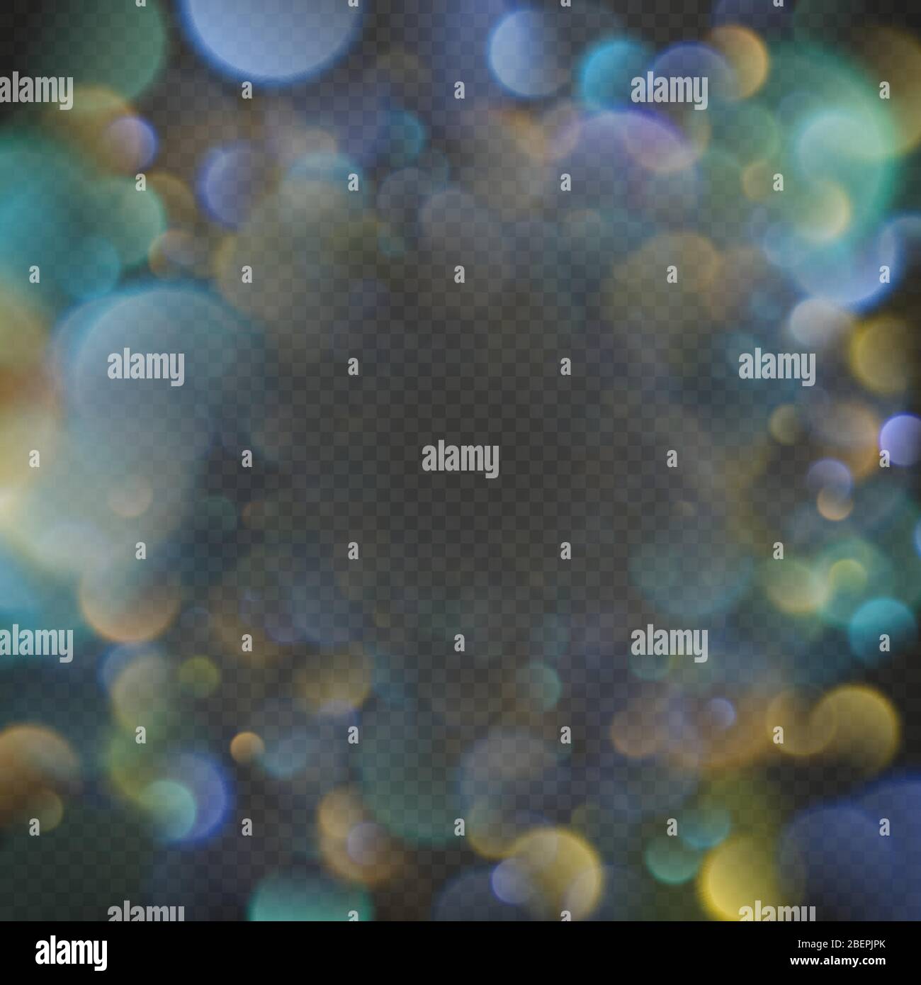 Defocused festive lights bokeh effect. EPS 10 vector Stock Vector Image ...
