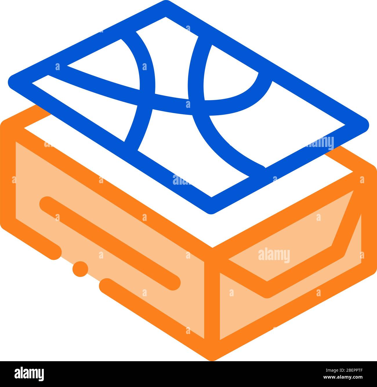 pin down tile icon vector outline illustration Stock Vector Image & Art