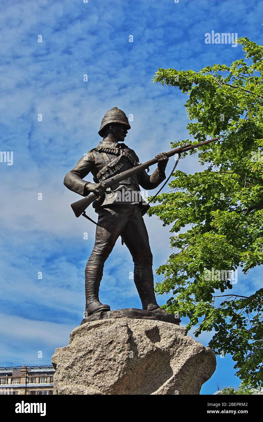The statue, Belfast, Northern Ireland, UK Stock Photo Alamy
