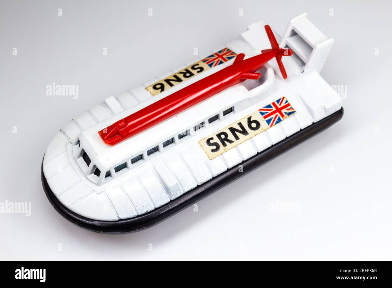 Lesney Products Matchbox model toy car 1-75 series no.72 SRN6 Hovercraft top view Stock Photo