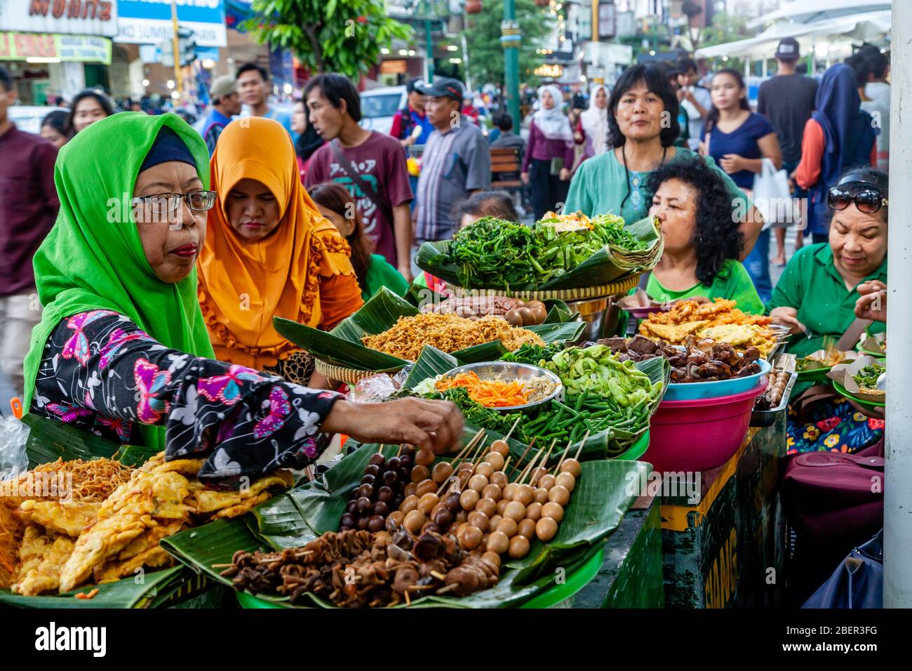 Indonesian street food stall java High Resolution Stock Photo…