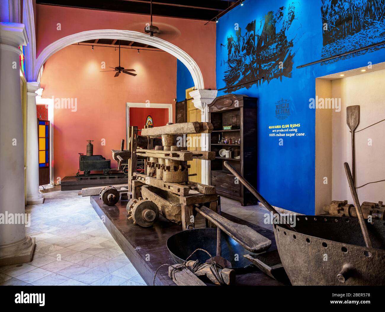 Havana Club Rum Museum, interior, La Habana Vieja, Havana, La Habana