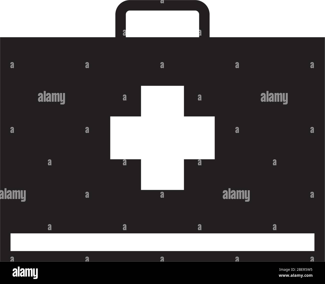 medical kit icon vector glyph design Stock Vector