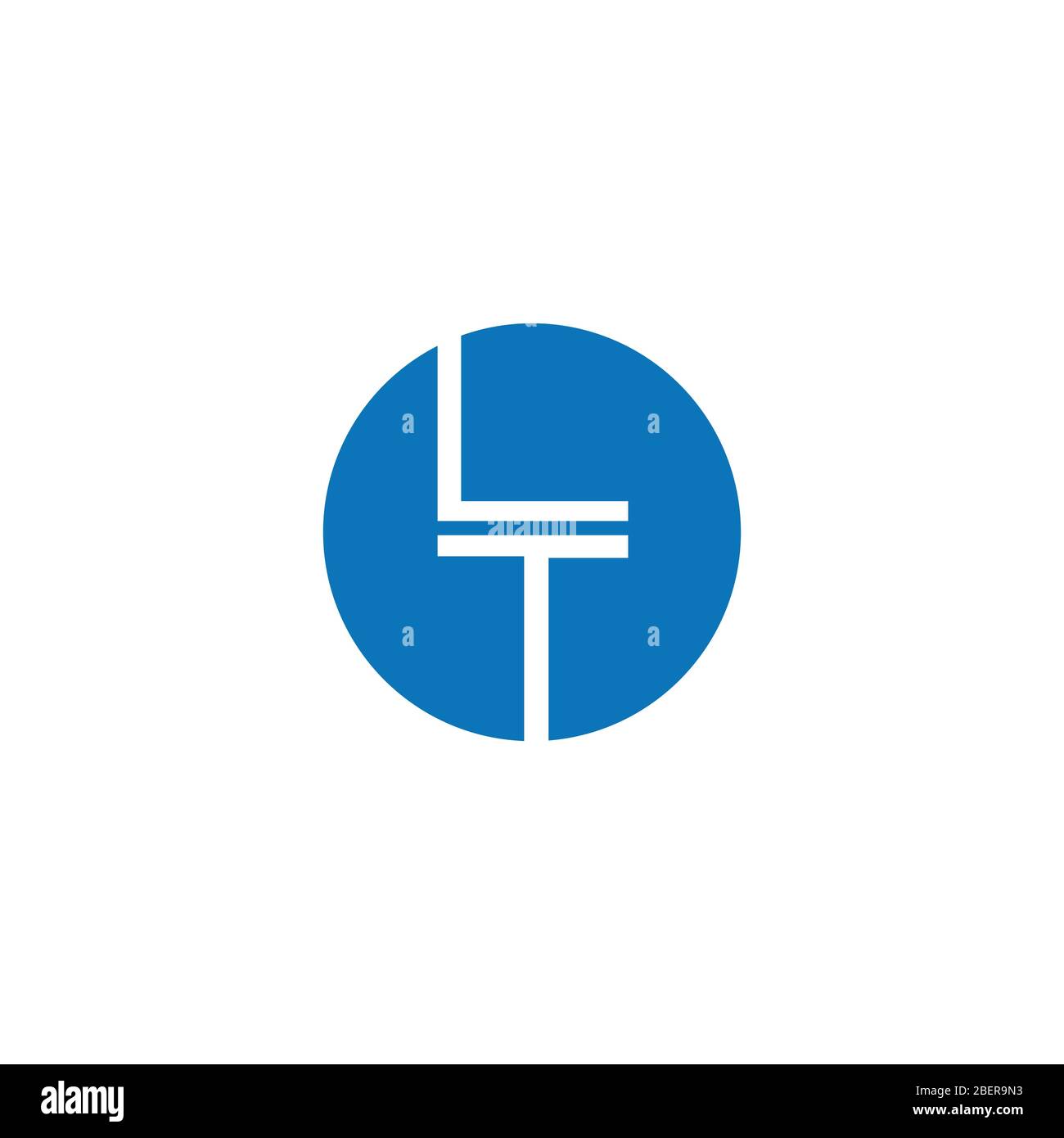 Initial letter lt logo or tl logo vector design template Stock Vector
