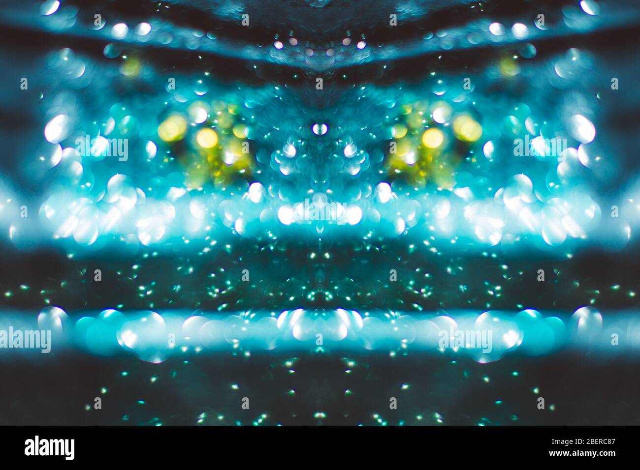 Abstract form bokeh dancing form shapes Stock Photo