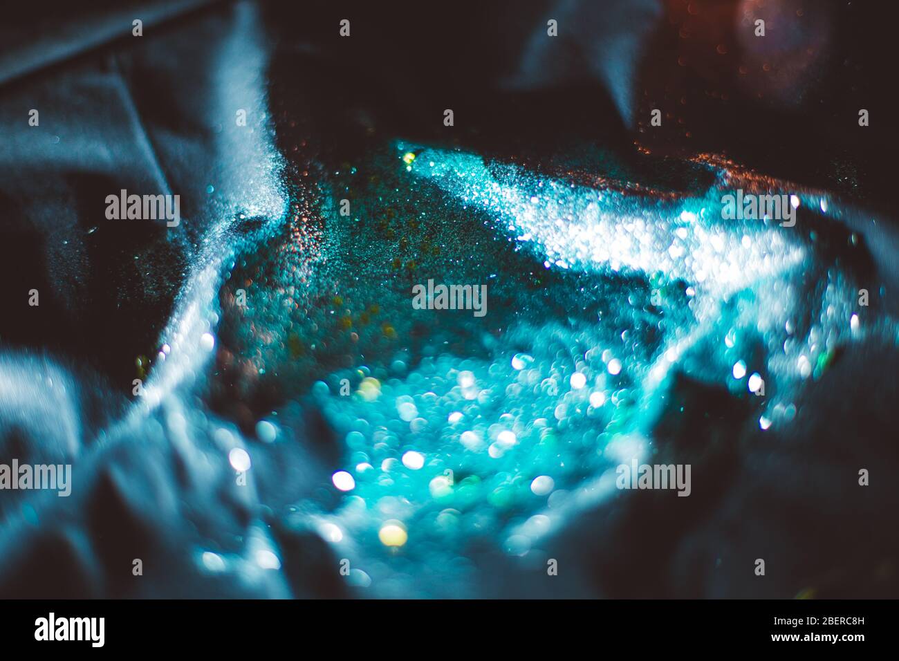 Abstract form bokeh dancing form shapes Stock Photo
