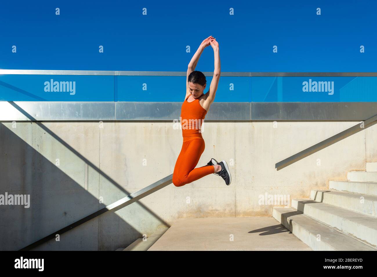 Jumping jump leap for joy hi-res stock photography and images - Alamy