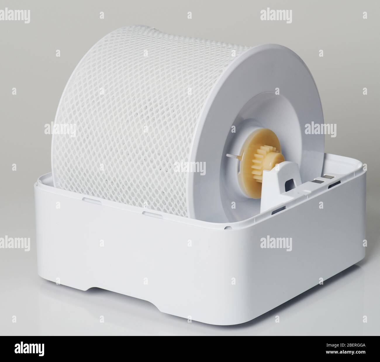 Round clean filter for air washer machine isolated Stock Photo Alamy