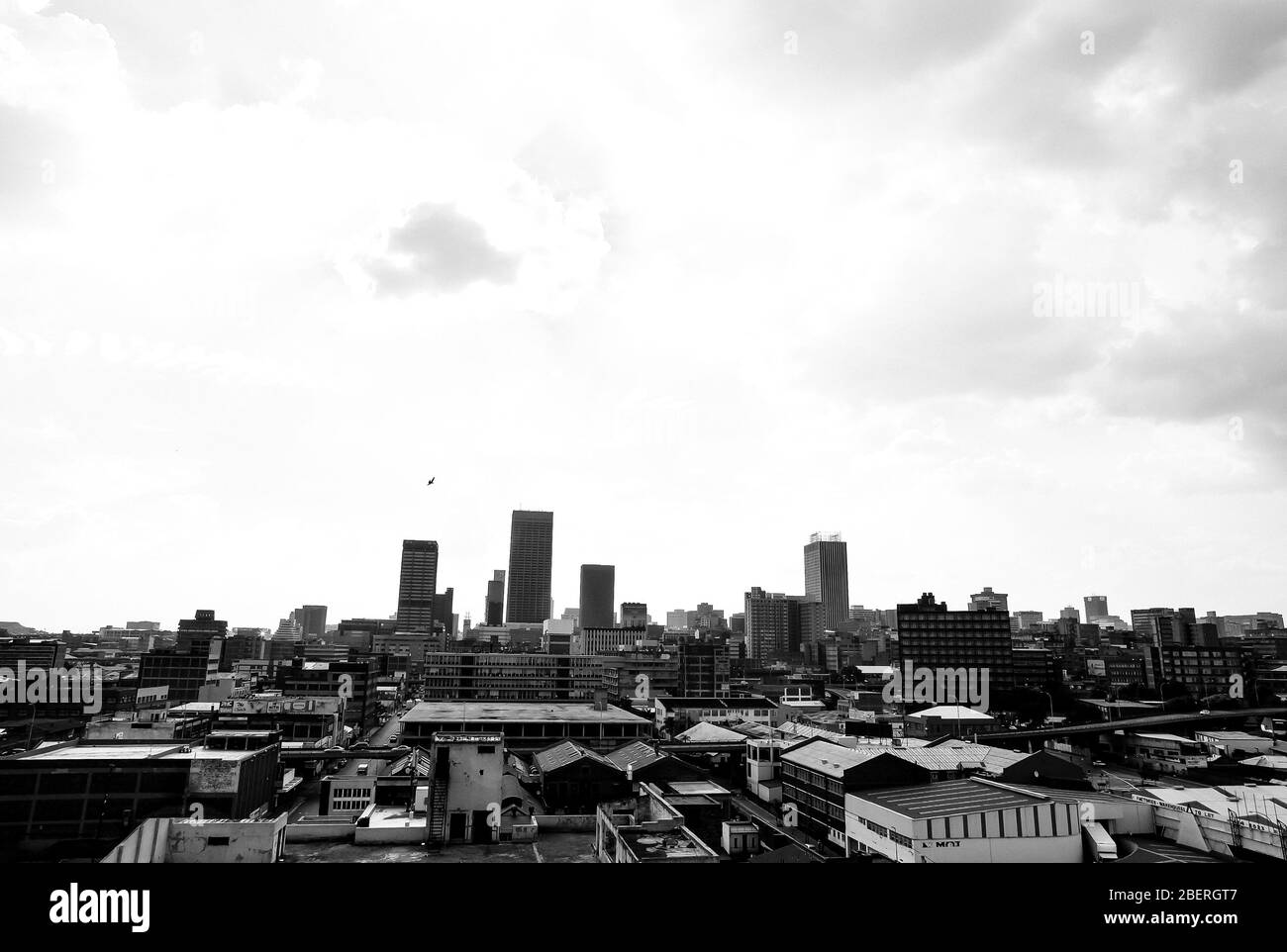 Johannesburg street view Black and White Stock Photos & Images - Alamy