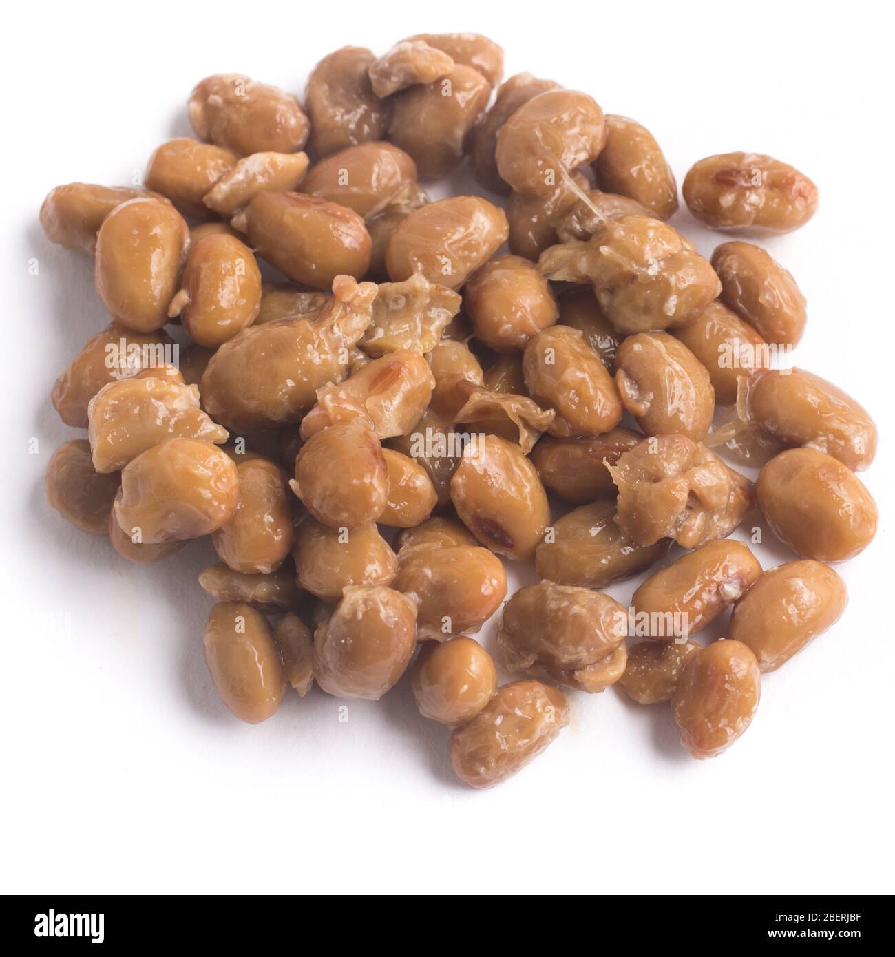 Natto. Fermented soybeans isolated on white background Stock Photo Alamy