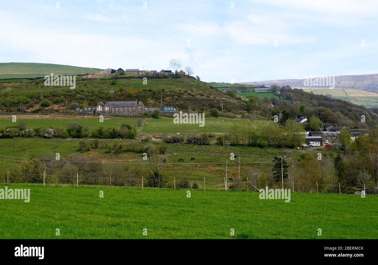 Thornsett Primary School,  near New Mills,  Derbyshire Stock Photo