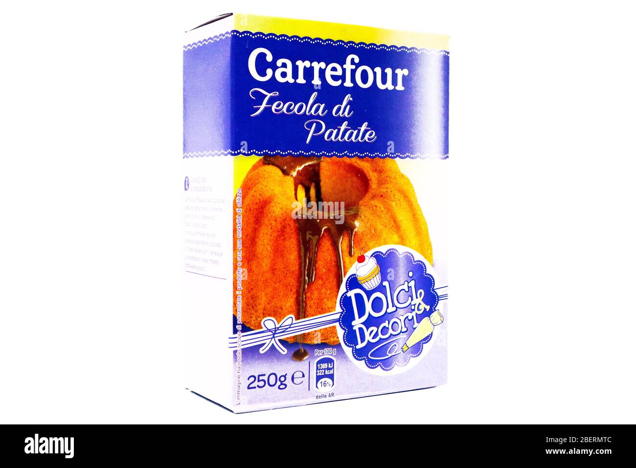 CARREFOUR Potato starch Sold by Carrefour Supermarket chain Stock Photo
