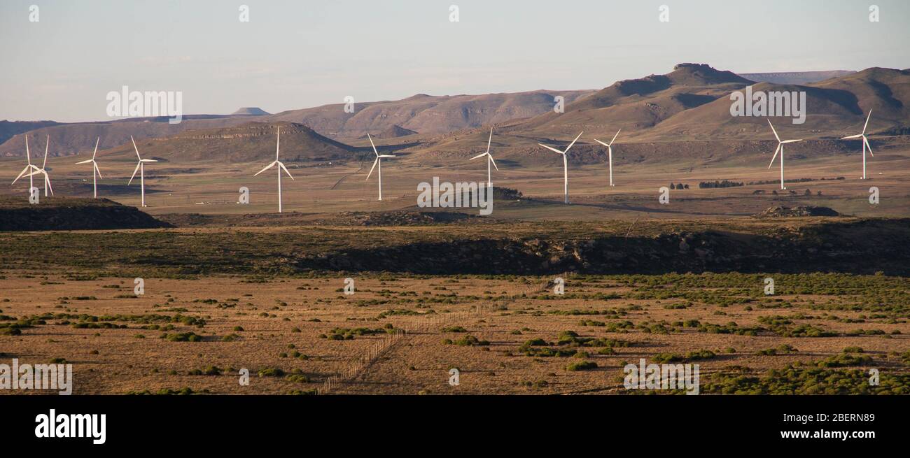 Dorper Wind Farm near Molteno, Eastern Cape, South Africa Stock Photo ...