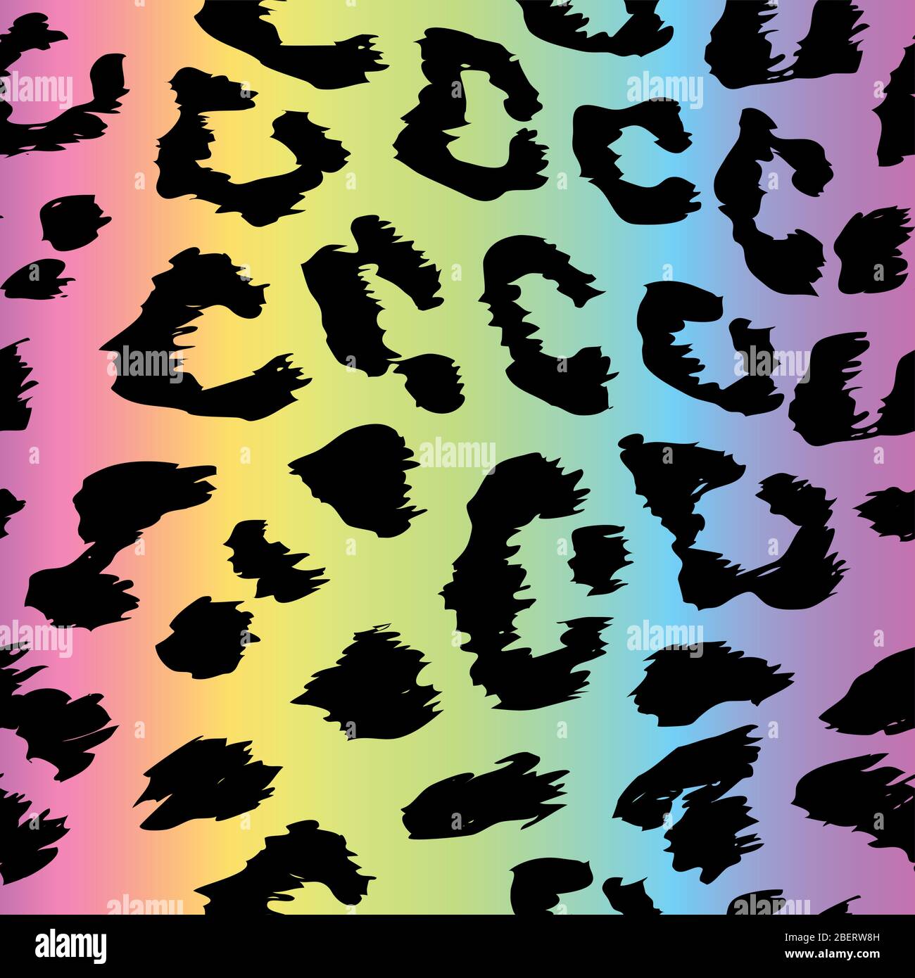 Leopard rainbow pattern background hi-res stock photography and