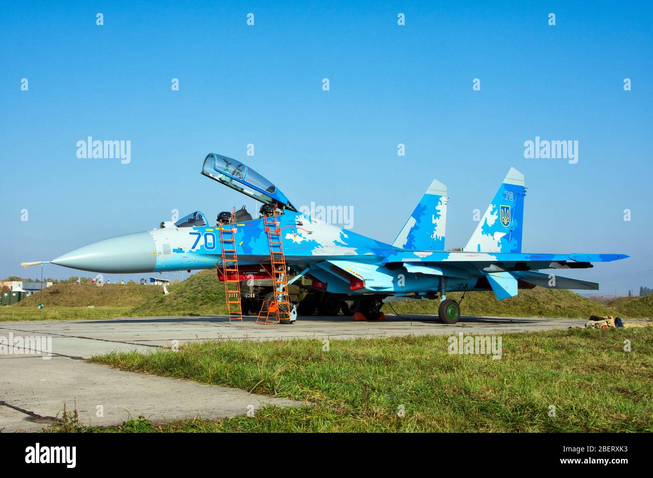 Ukrainian Air Force Su-27 during 