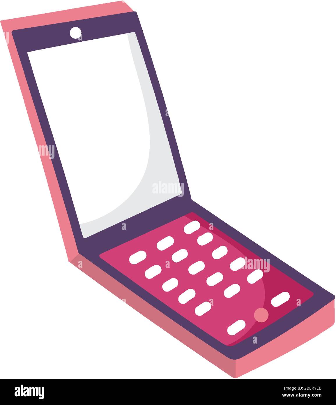smartphone gadget device technology digital isolated icon vector ...