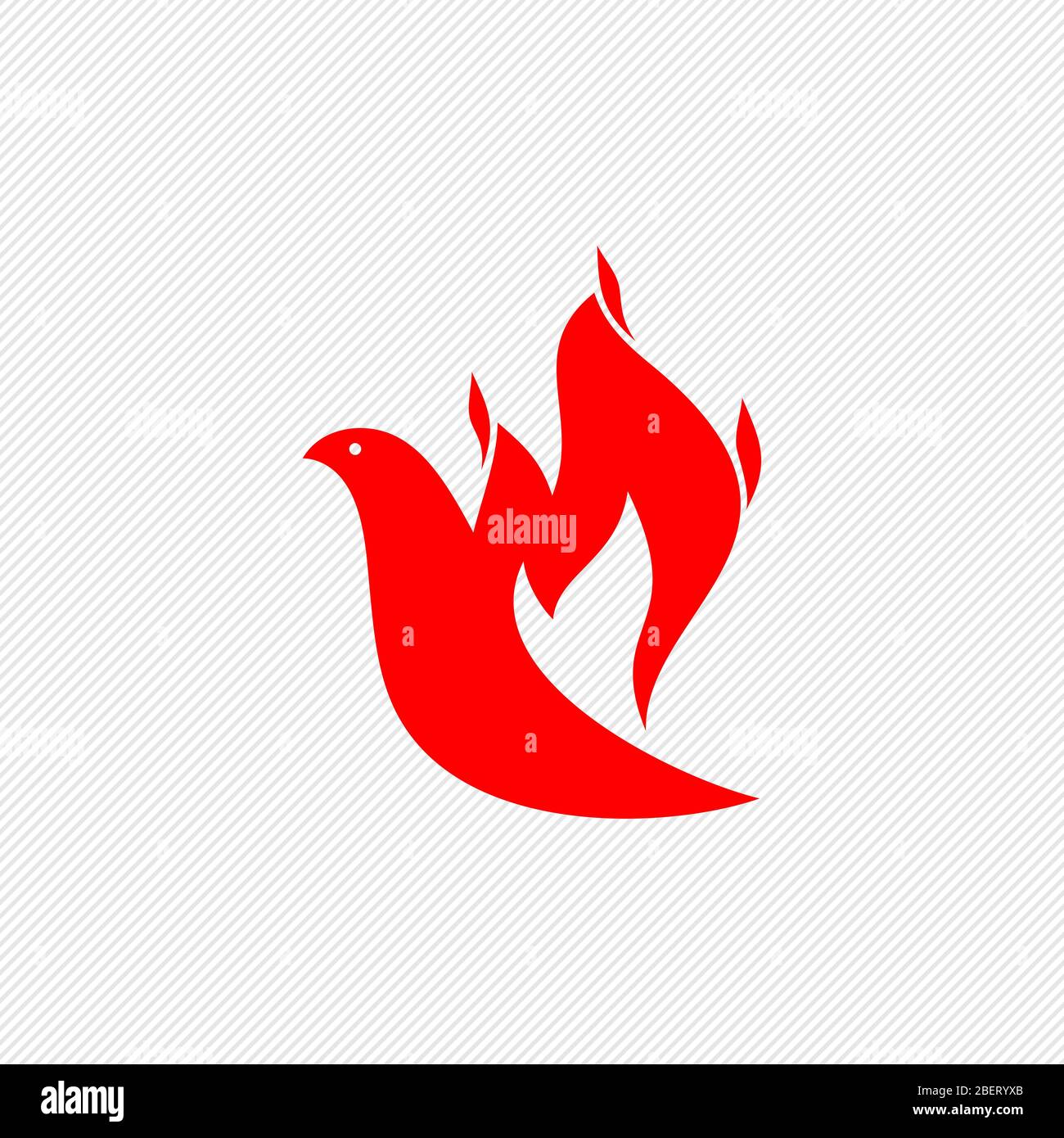 Dove, a symbol of peace and purity. The biblical symbol of the Holy