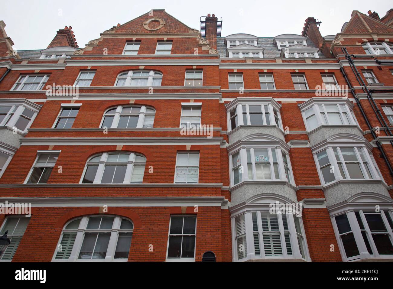 Apartment buildings Kensington, London, UK Stock Photo