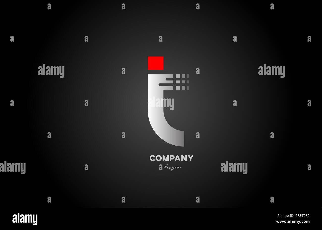 T red grey alphabet letter logo icon design for company and business ...