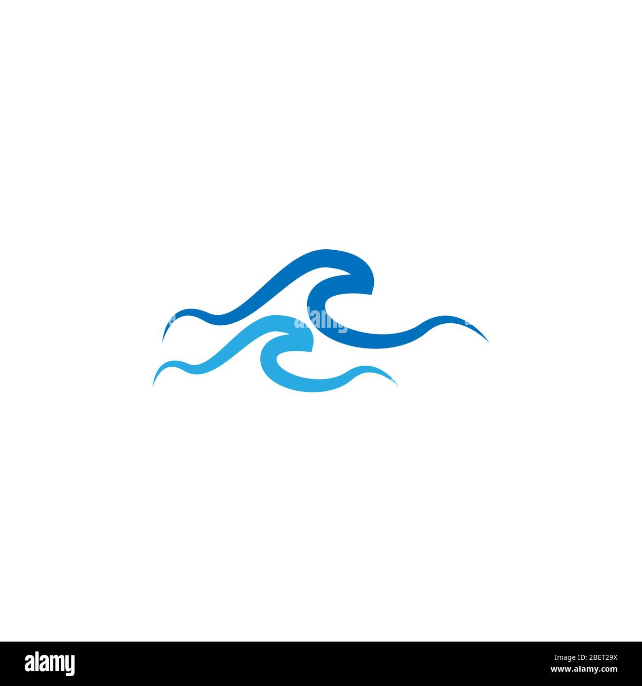 water wave vector template illustration Stock Vector Image & Art - Alamy