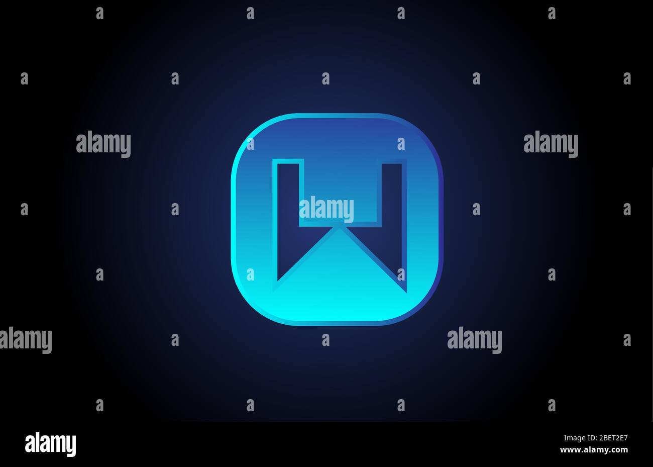 Blue w Stock Vector Images - Alamy