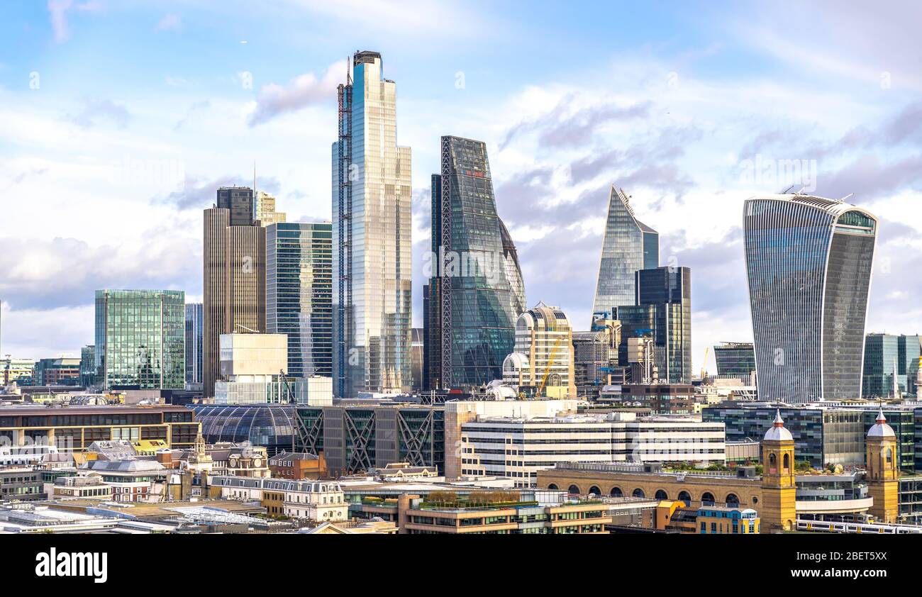 Aerial view of London city , England,UK Stock Photo - Alamy