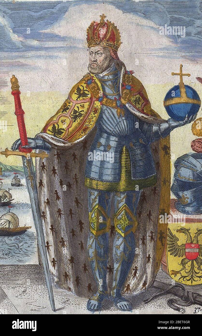 CHARLES VI, Holy Roman  Emperor (1685-1740) Stock Photo