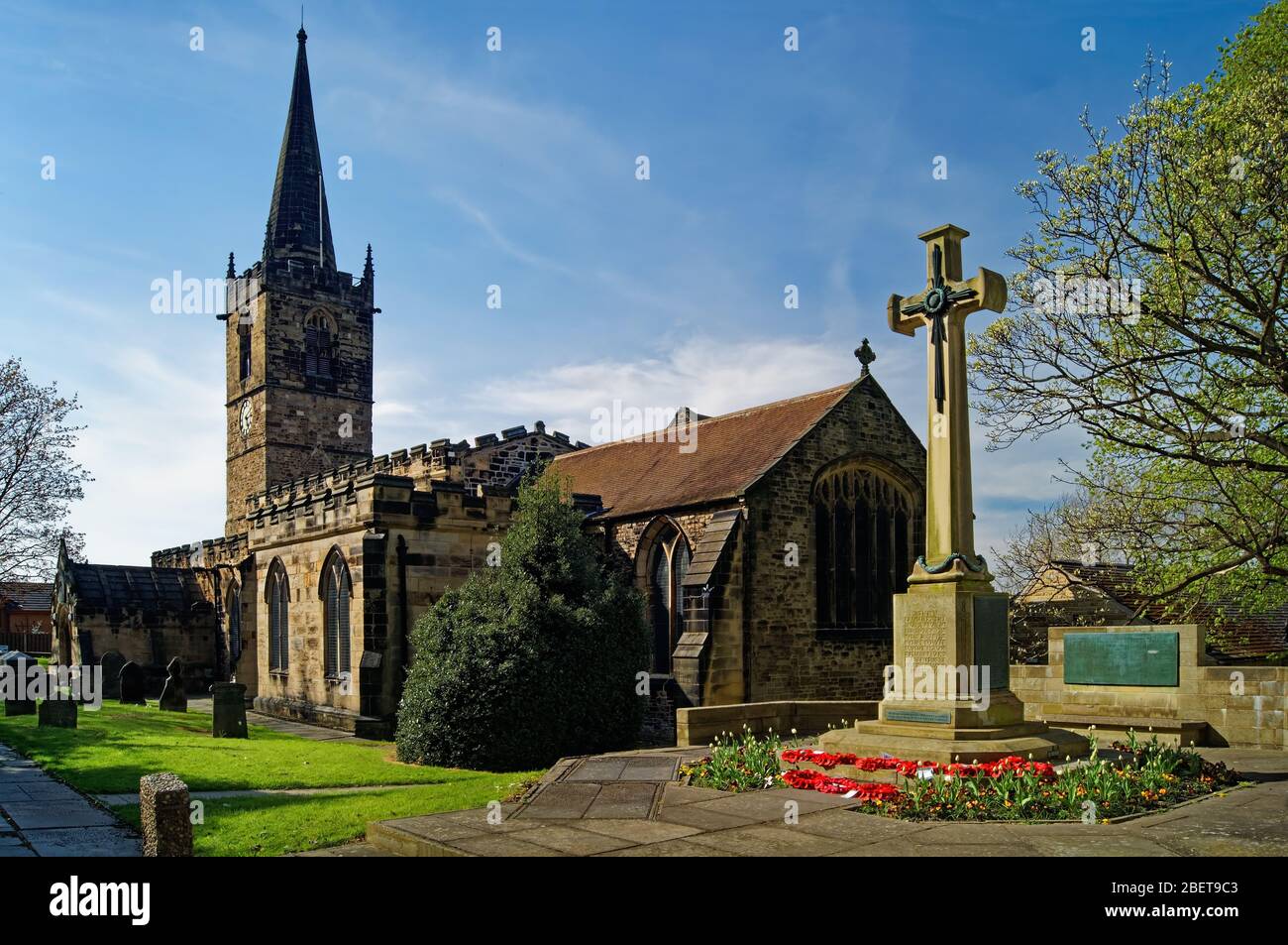 UK,South Yorkshire,Rotherham,Wath Upon Dearne,All Saints Church Stock Photo