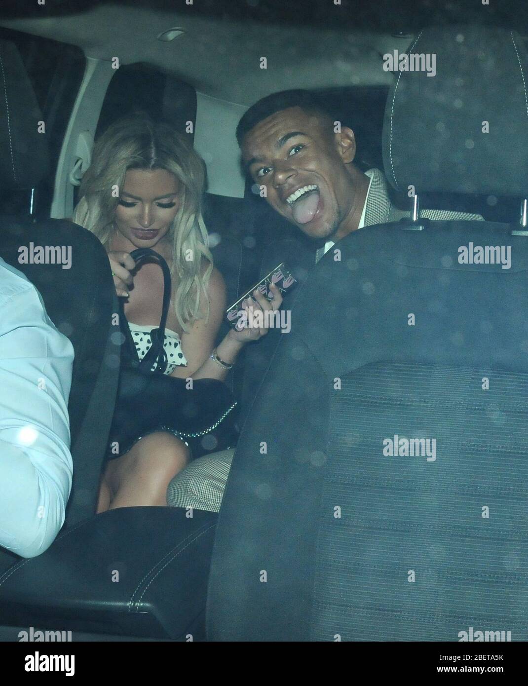 Megan Barton-Hanson and Wes Nelson Love Island- Aftersun live itv show