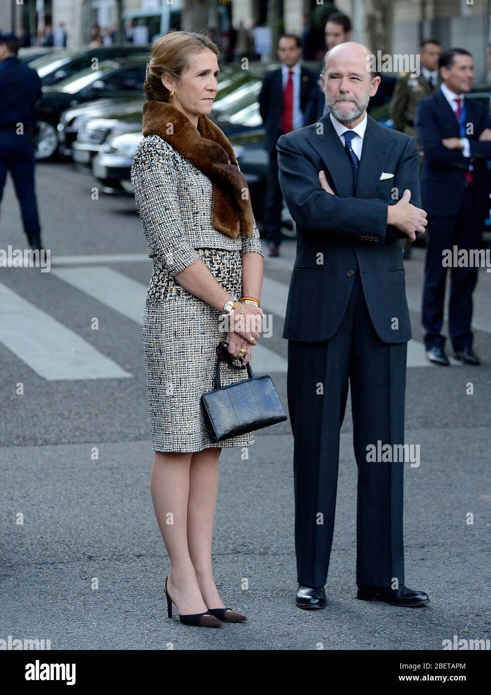 Infanta Elena of Spain attends the National Day Military Parad.October 12,2012.(ALTERPHOTOS/Pool) /NortePhotoAgency Stock Photo