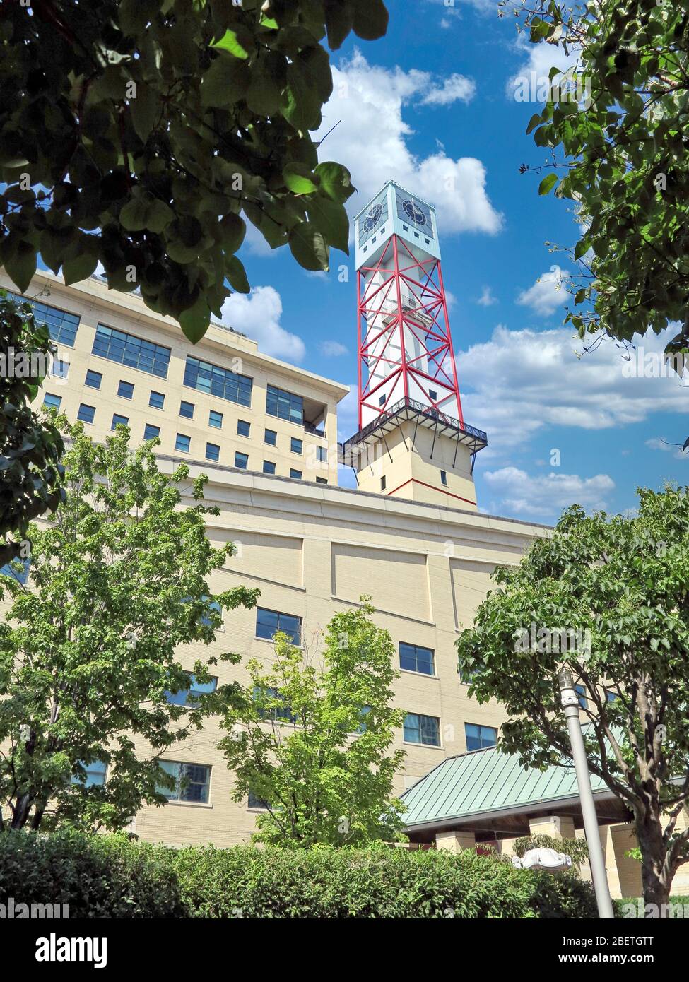 City Hall Clock Tower;Mississauga;Ontario;Canada Stock Photo