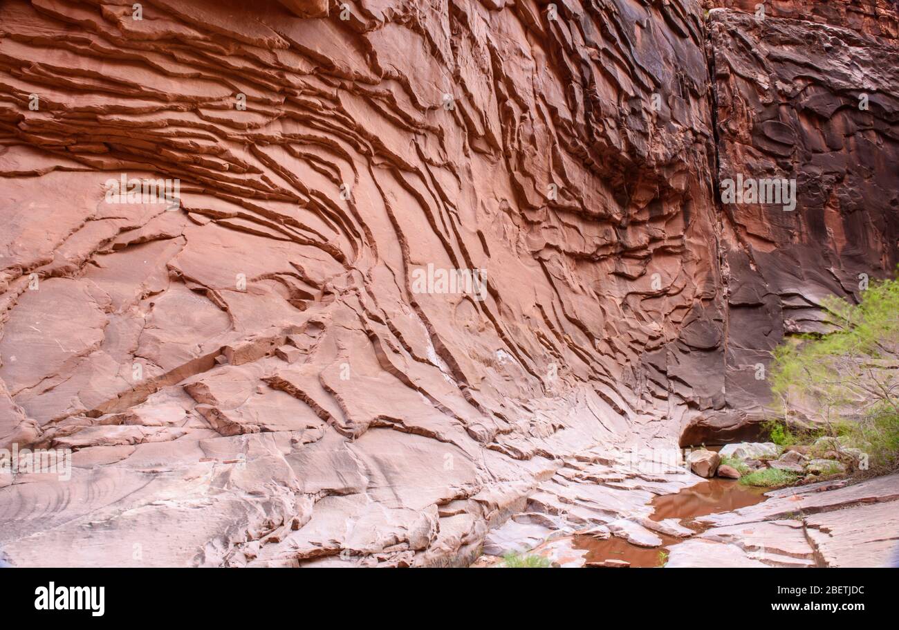 Weathered rocks in the North Canyon (mile 20), Grand Canyon National Park, Arizona, USA Stock Photo