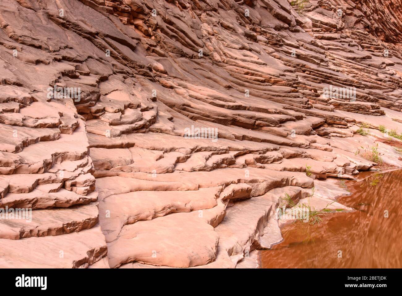 Weathered rocks in the North Canyon (mile 20), Grand Canyon National Park, Arizona, USA Stock Photo