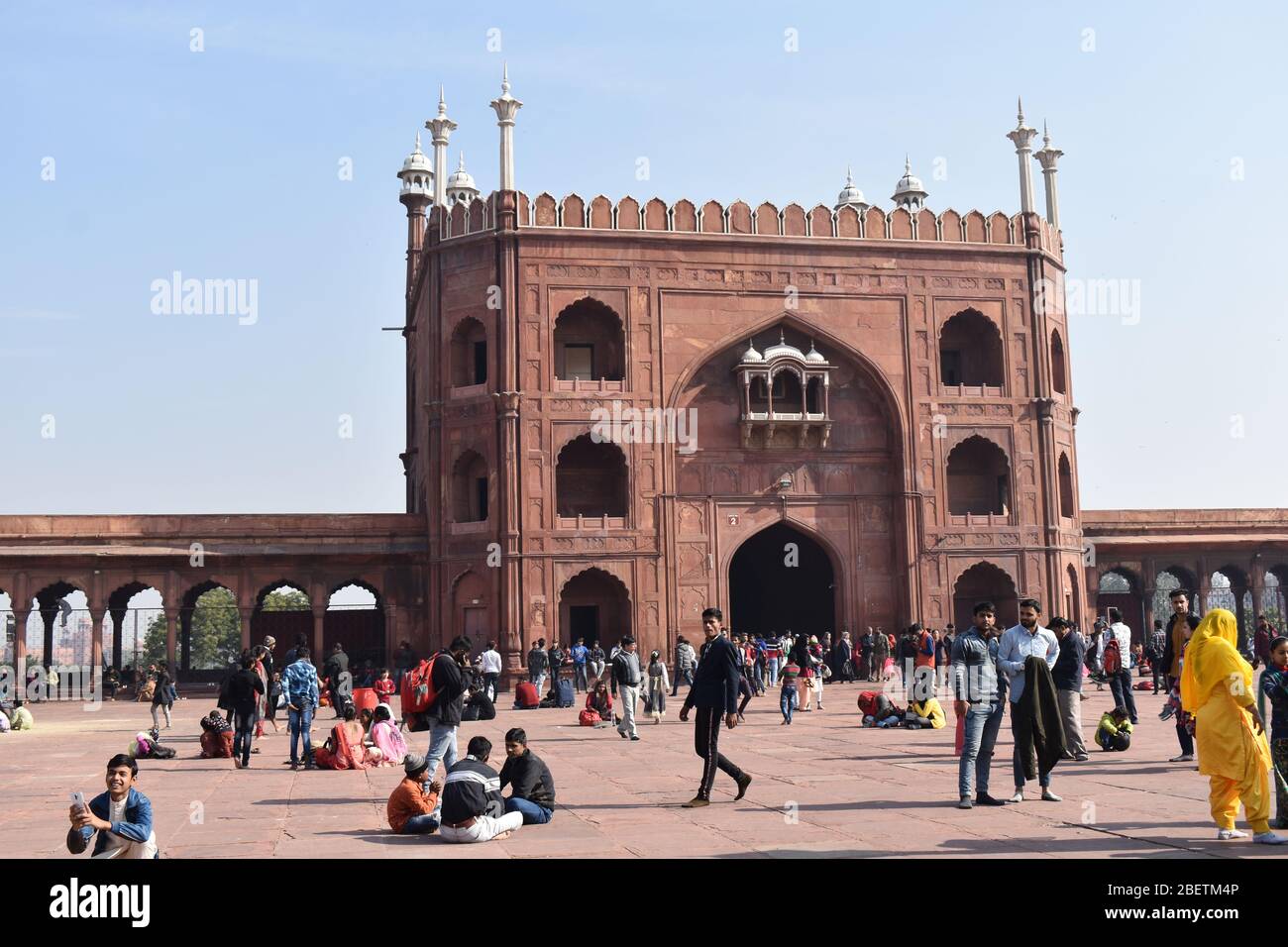 Delhi, India. The Jama Majid Stock Photo - Alamy