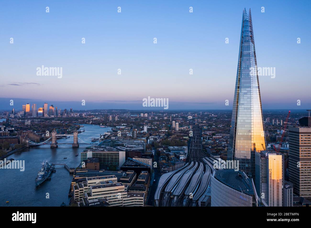 Aerial view london from drone hi-res stock photography and images - Alamy