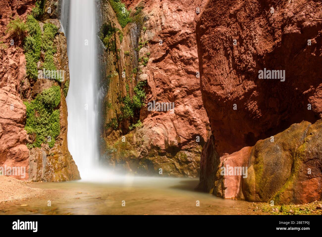 Deer Creek waterfall (mile 137), Grand Canyon National Park, Arizona, USA Stock Photo